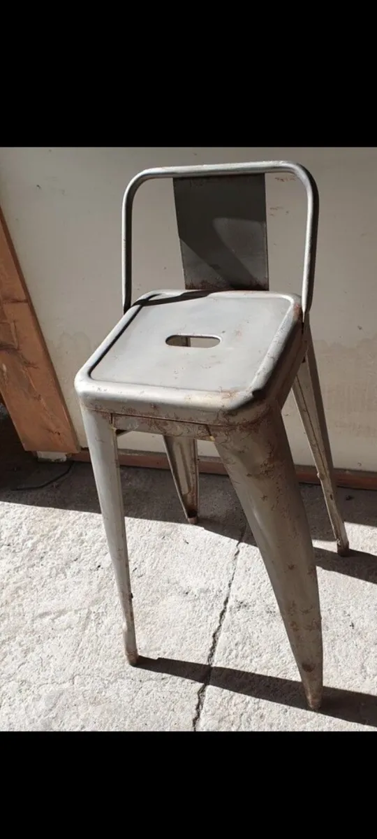 vintage tolix stool france - Image 2