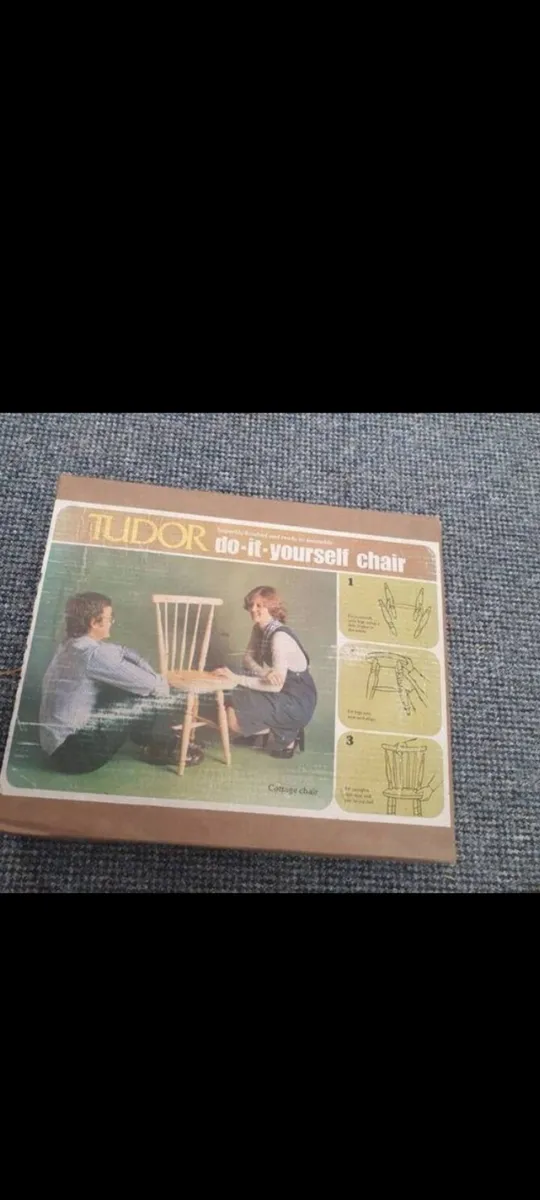 vintage tudor do it yourself chairs unopened - Image 1