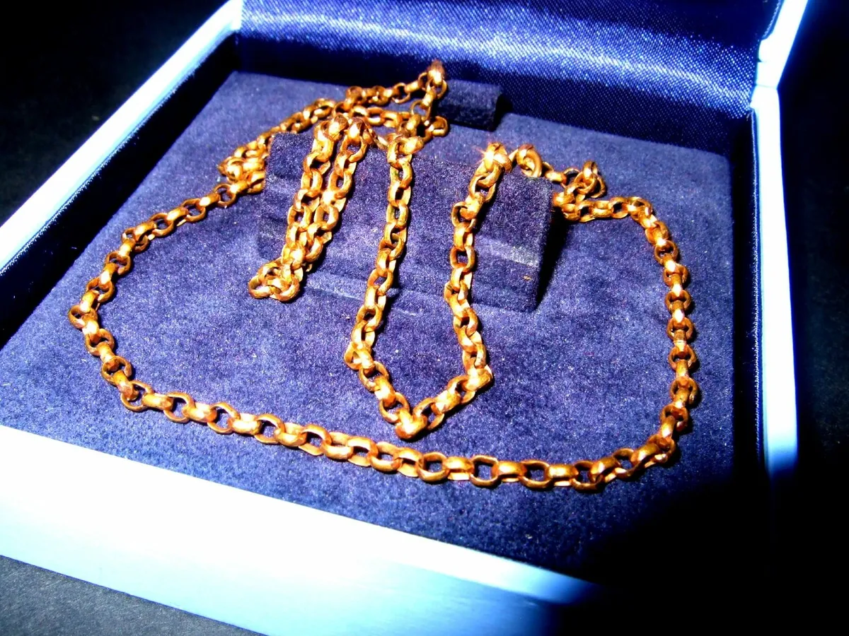 Vintage 20" 9ct Gold Unisex Chain - Image 1
