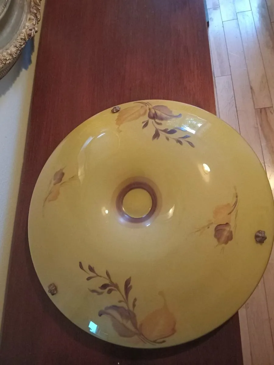 antique hanging shade - Image 1
