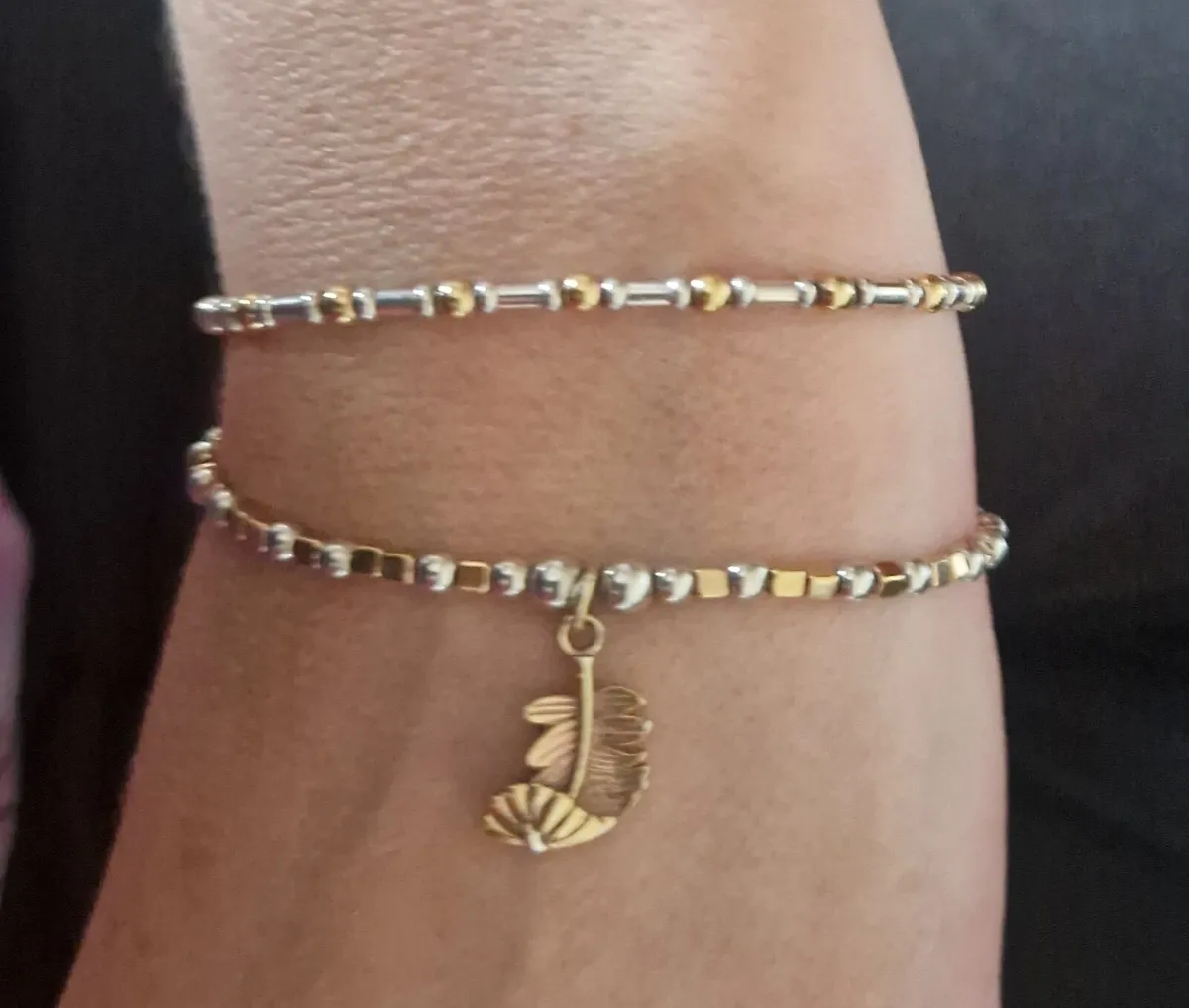 Beautiful Gold and Silver Chlobo Bracelets - Image 1