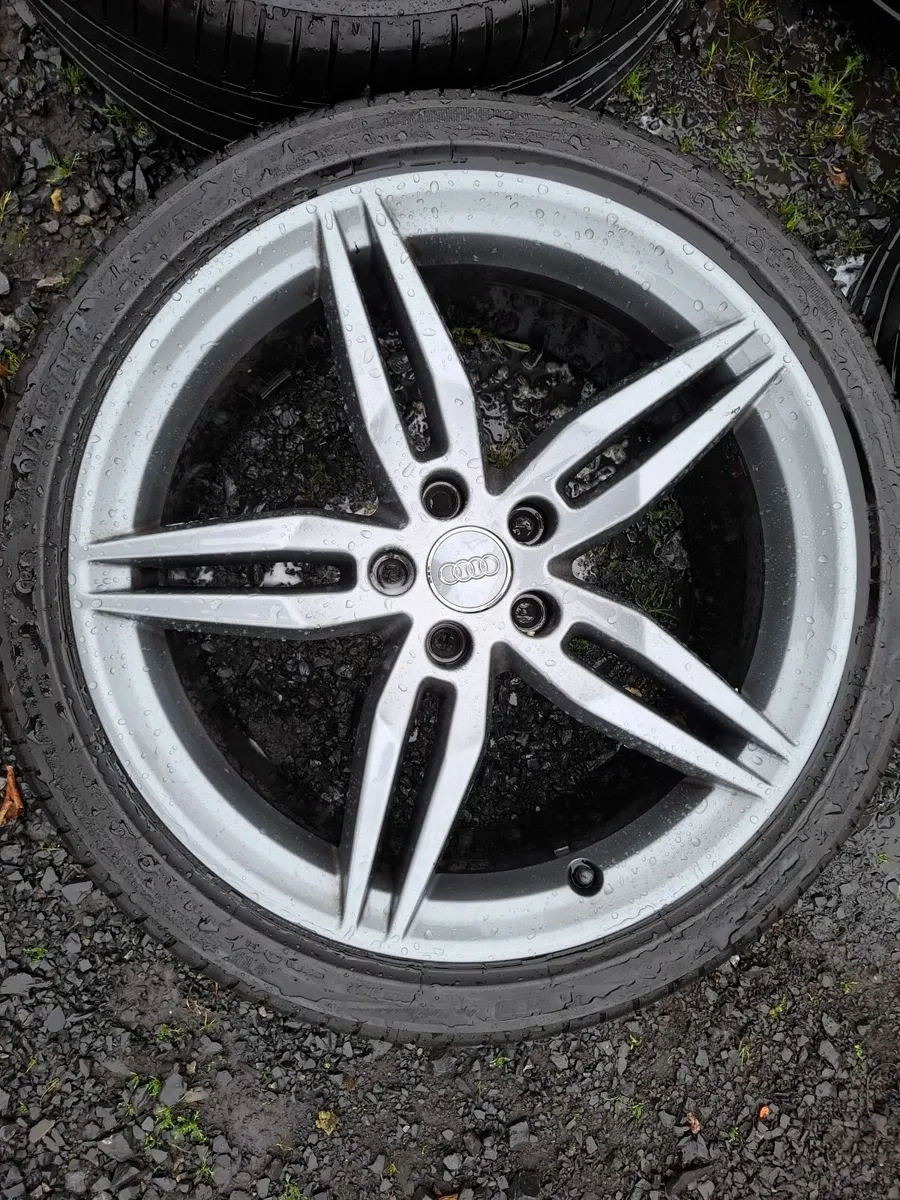 19" Genuine Audi A5 S Line Alloys with tyres - Image 1