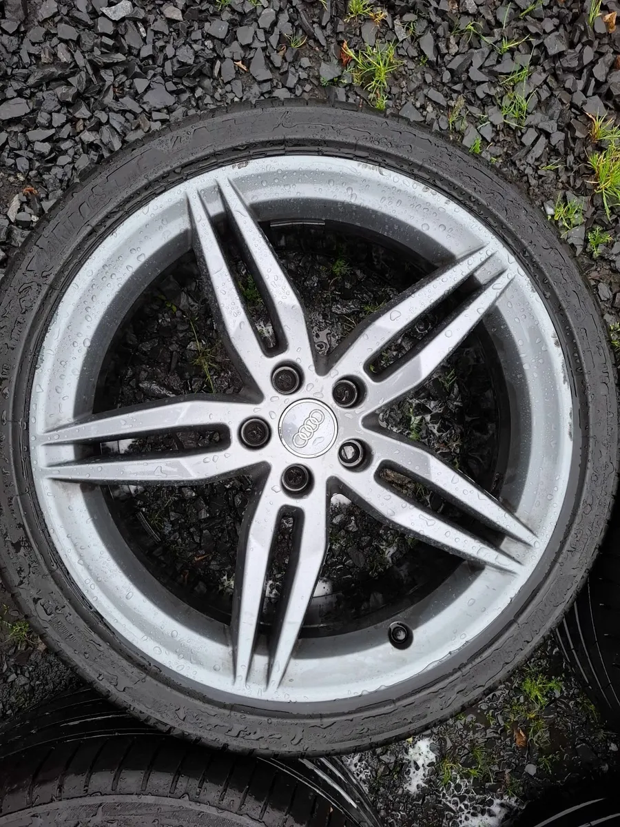 19" Genuine Audi A5 S Line Alloys with tyres - Image 3