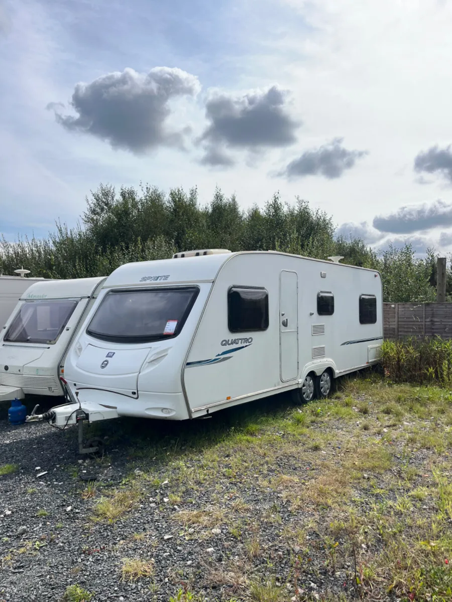 2009 Swift 6 Berth Fixed Bed Caravan For Sale - Image 1
