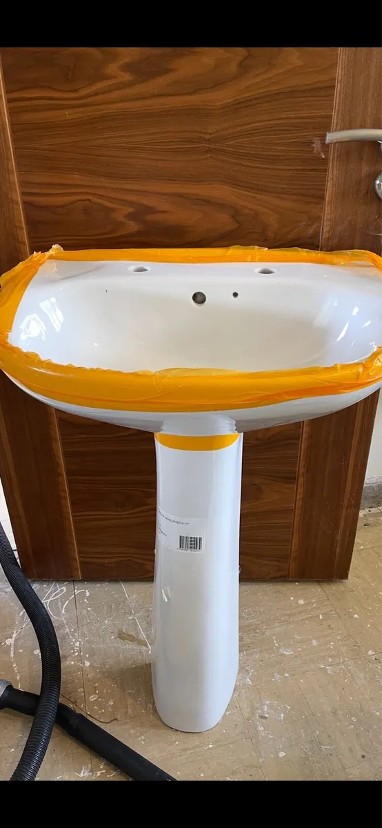 Sink and pedestal