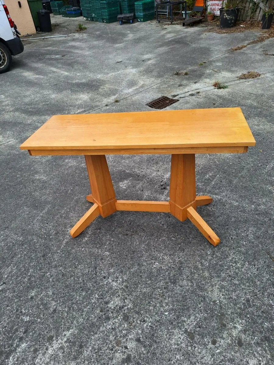 Sturdy wooden hall table - Image 1