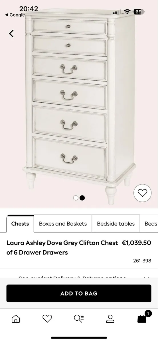 Laura Ashley Drawers - Image 3