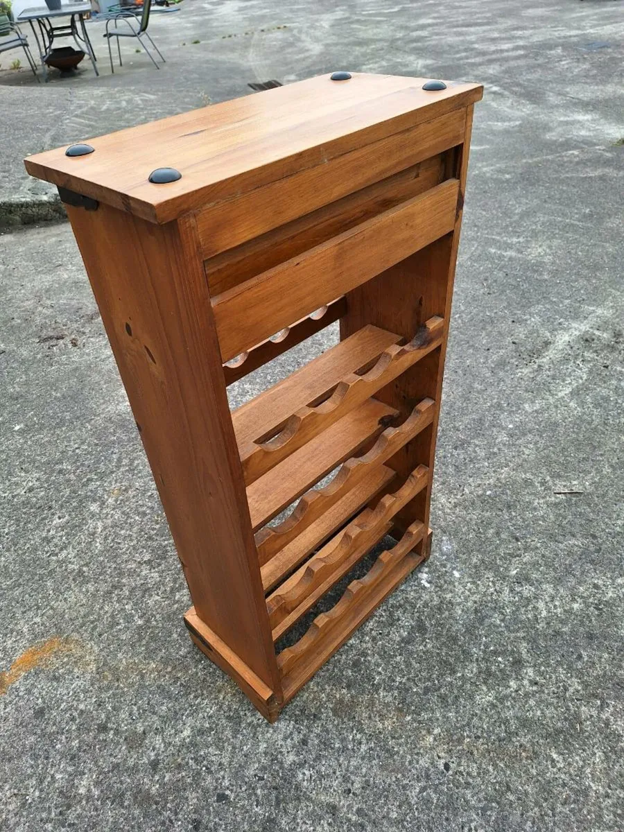 Lovely wooden wine rack - Image 3
