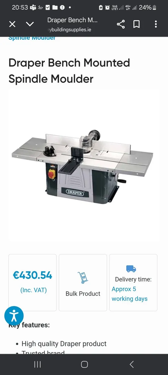 Unopened Router table. - Image 3