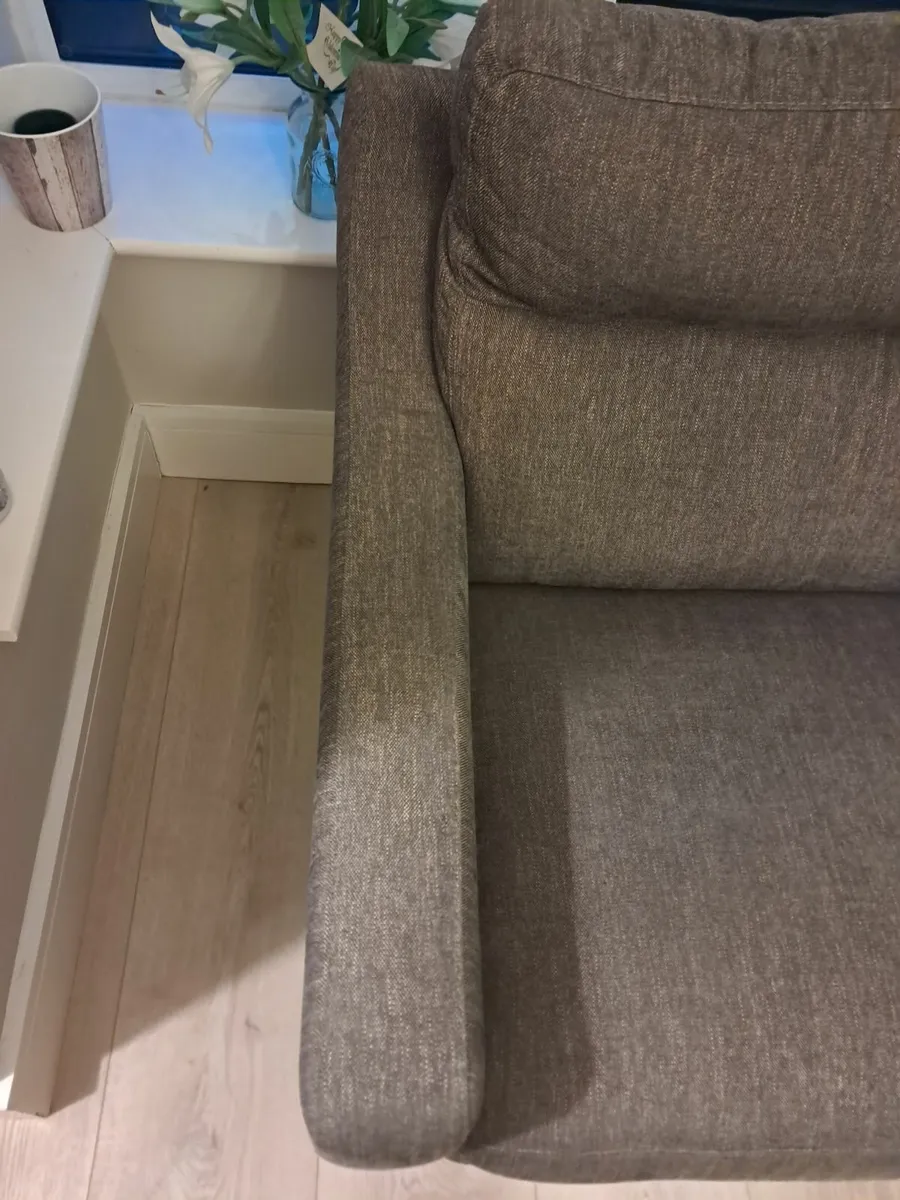 2 seater grey sofa - Image 2