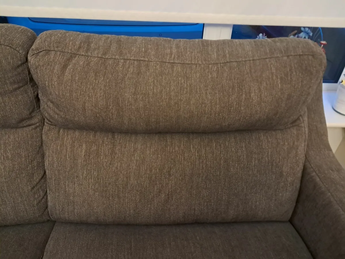 2 seater grey sofa - Image 4