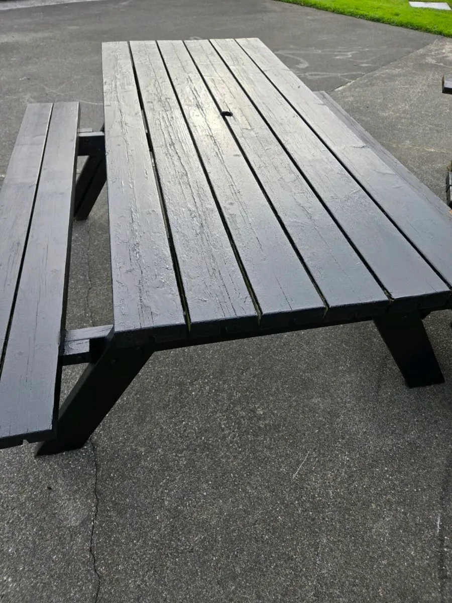 Wooden Picnic Table - Image 3