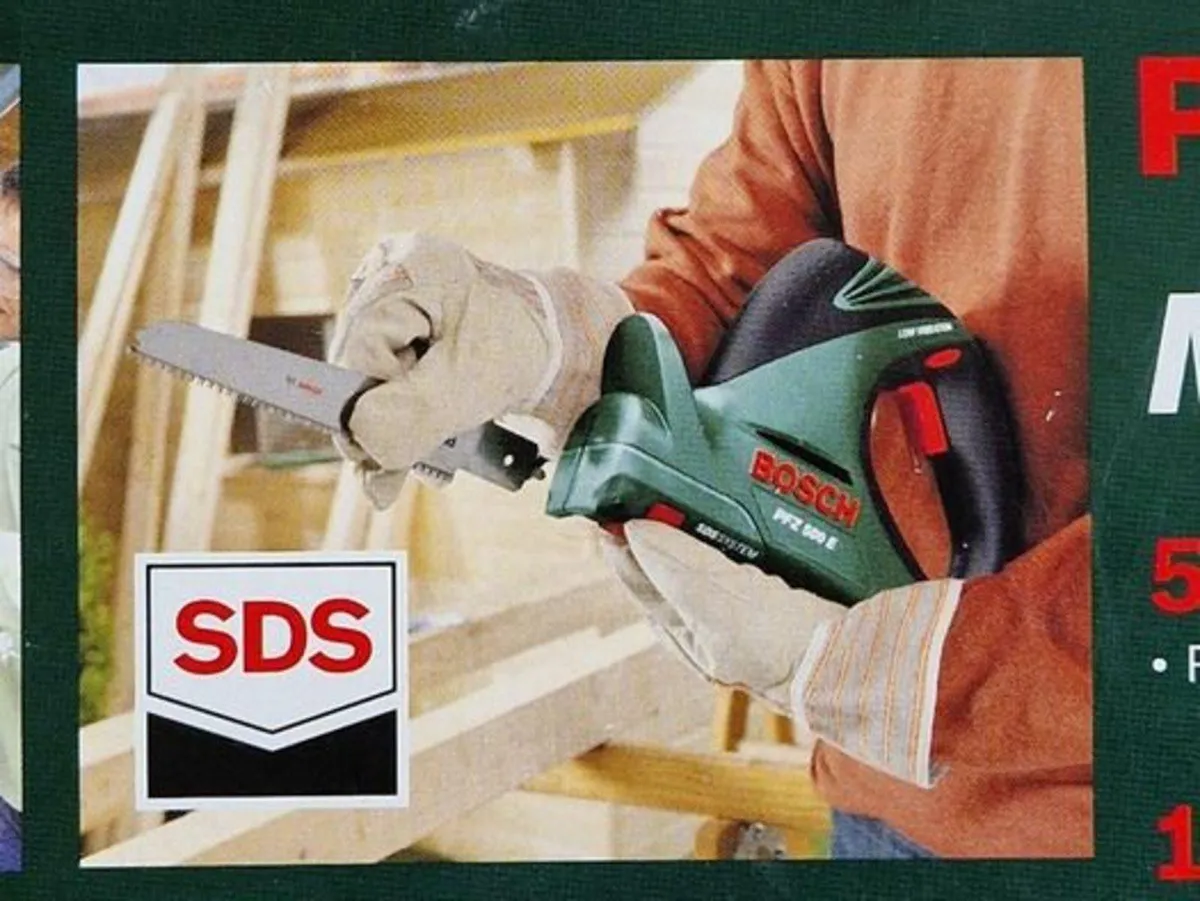 Bosch  Multi-Saw Sds Pfz 500 E With 2 Blades - Image 3