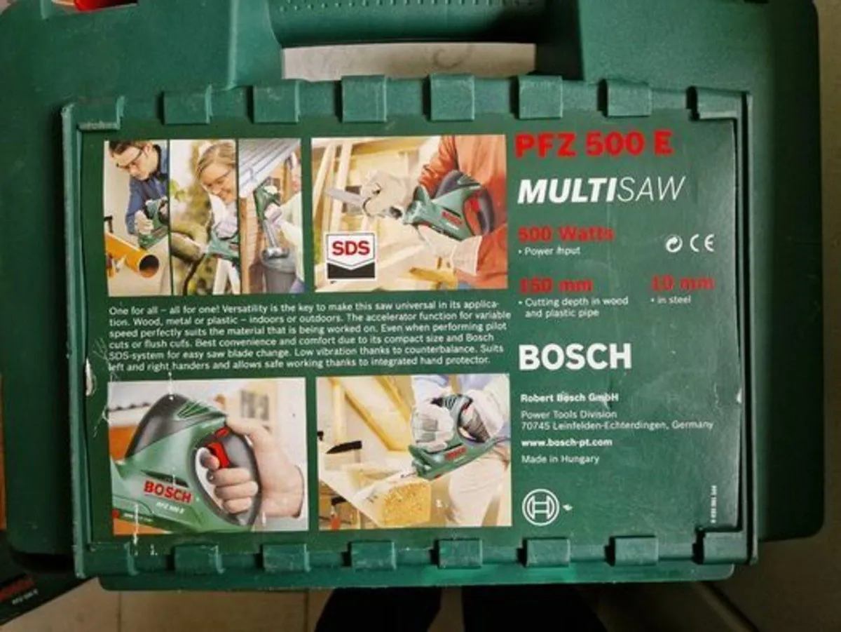 Bosch  Multi-Saw Sds Pfz 500 E With 2 Blades - Image 4
