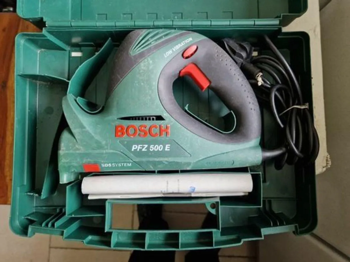 Bosch  Multi-Saw Sds Pfz 500 E With 2 Blades - Image 1