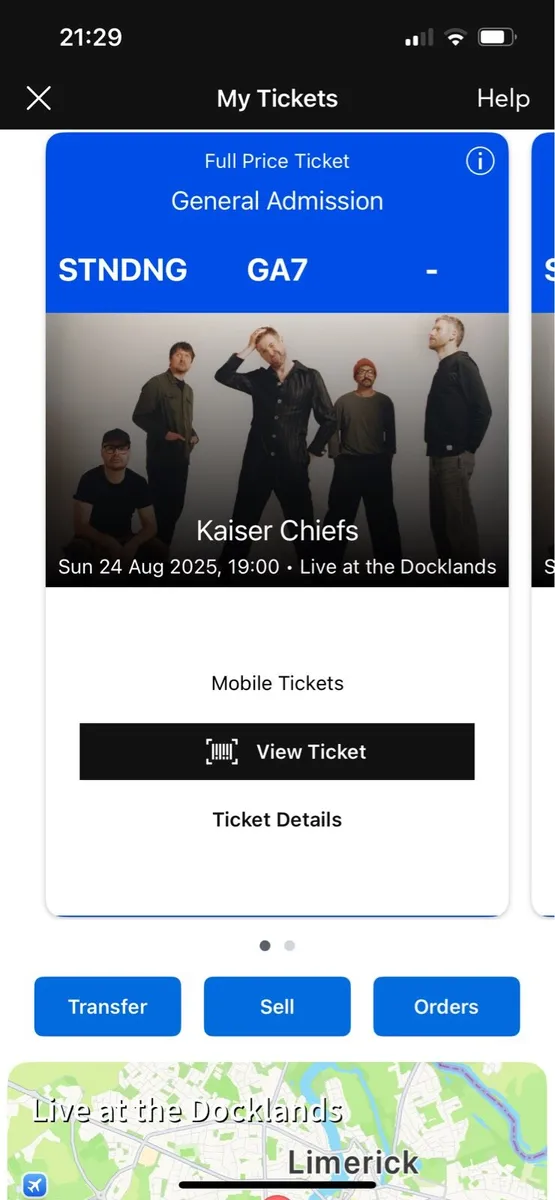 Kaiser Chief’s Tickets