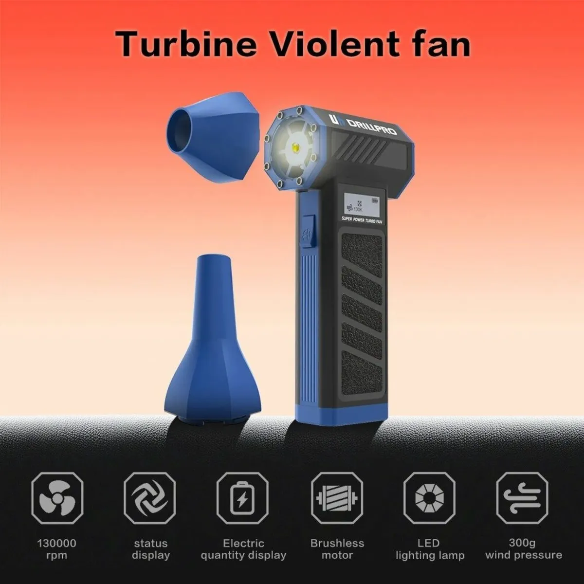 DRILLPRO P30 Turbo Fan 130,000 RPM - Image 2