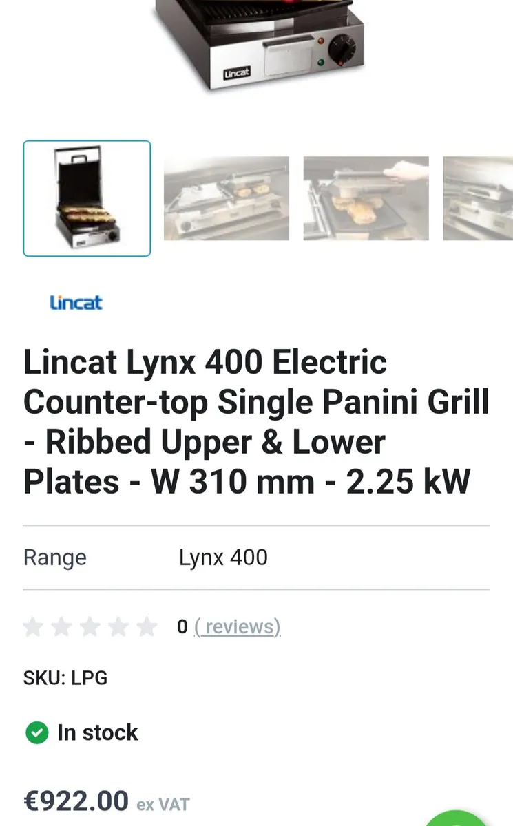 Lincat sandwich maker - Image 2