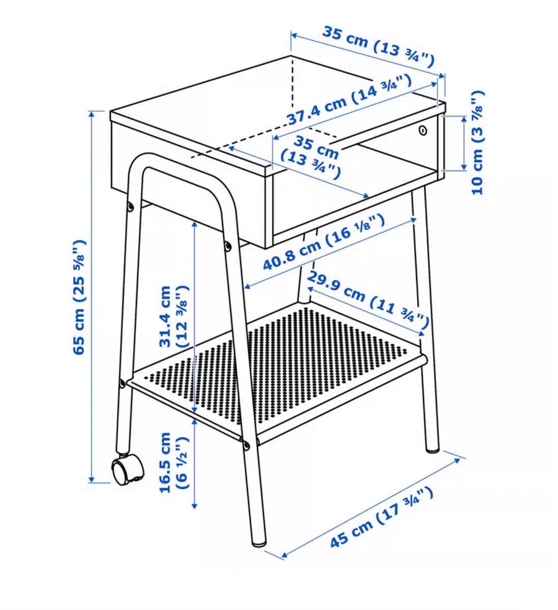 IKEA Bedside Table - Image 4