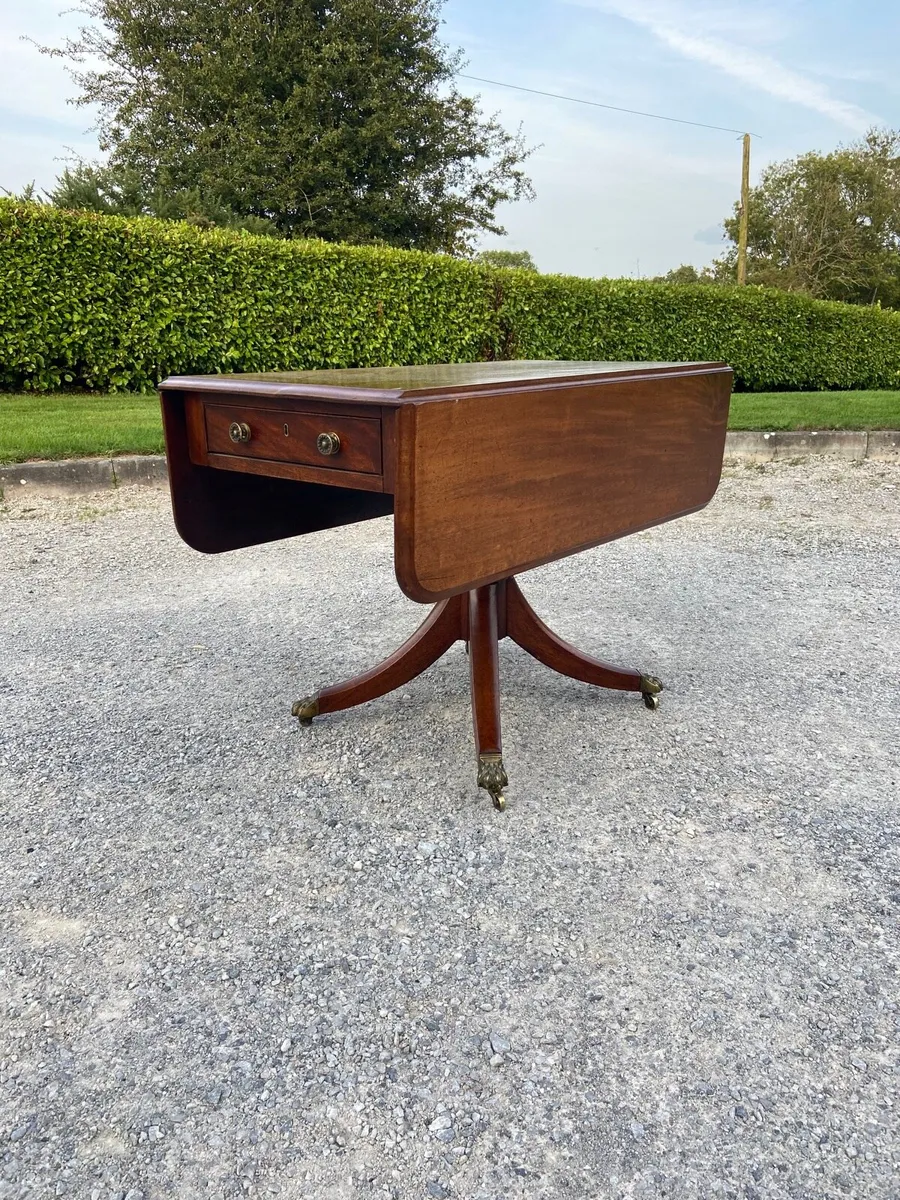 Regency Flamed Mahogany sofa table - Image 2