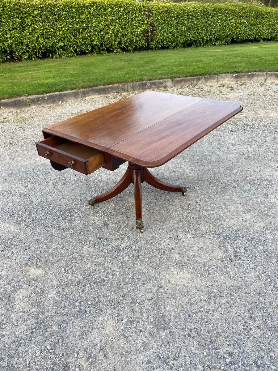 Regency Flamed Mahogany sofa table - Image 3