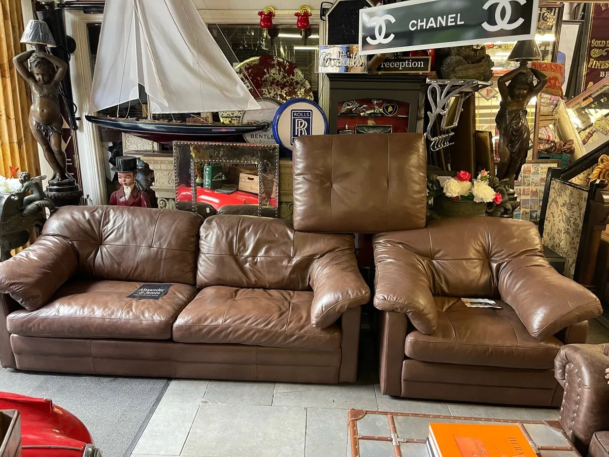 Designer alaxander James sofa an chair - Image 2