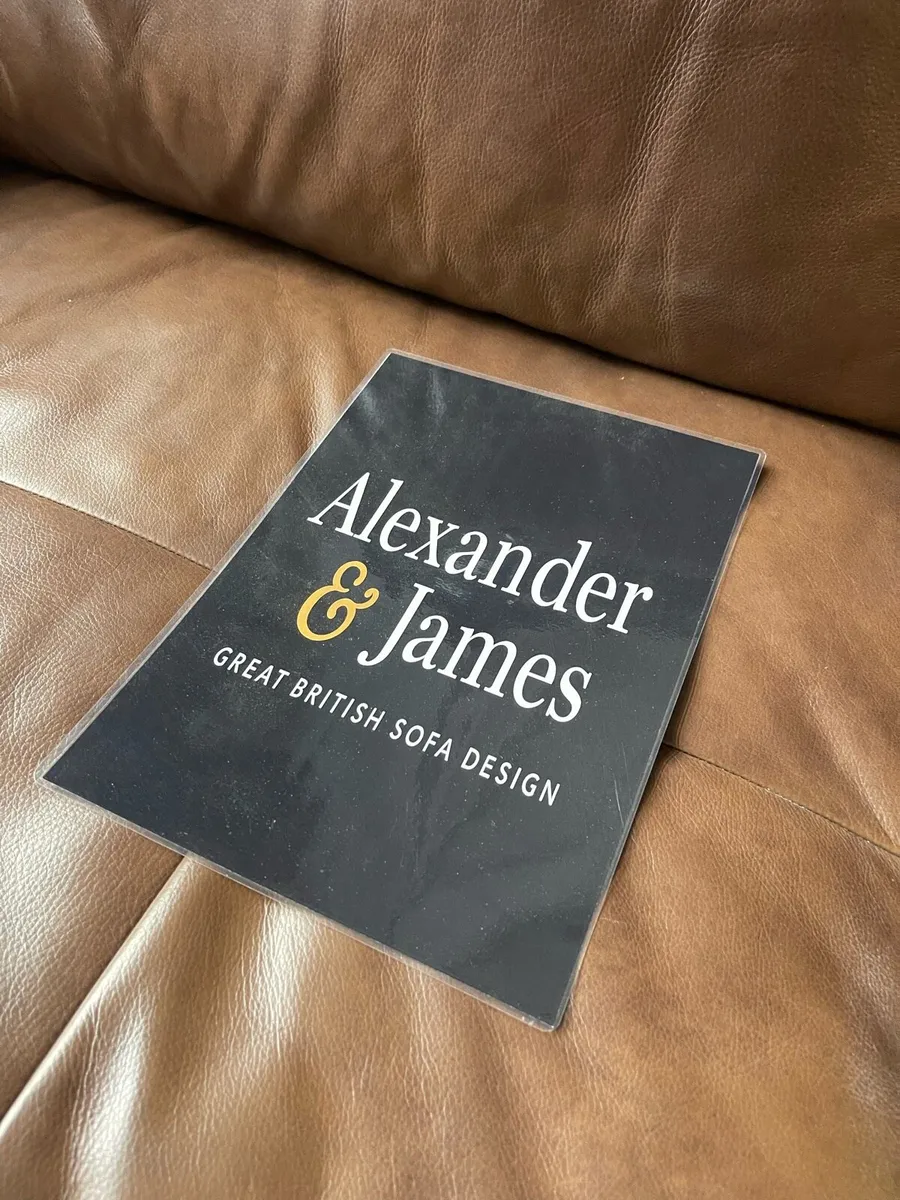 Designer alaxander James sofa an chair - Image 4