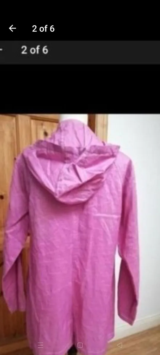 Sasha 100% cotton pink lightweight Jacket, new nev - Image 2