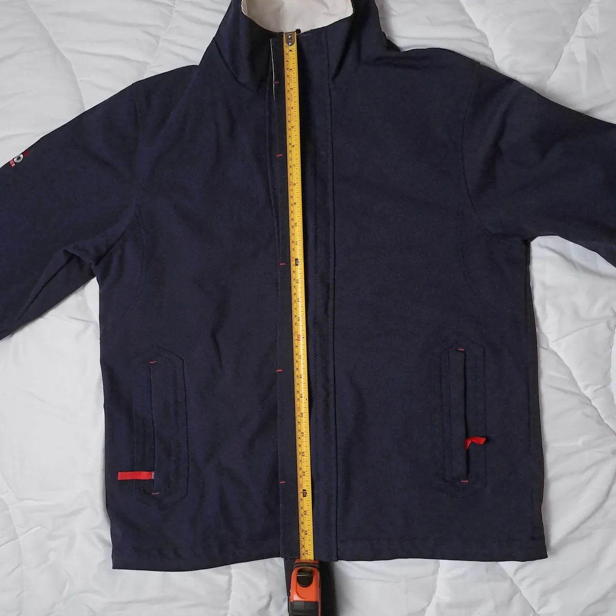 Musto Performance Blue Navy White Sailing Jacket S - Image 2