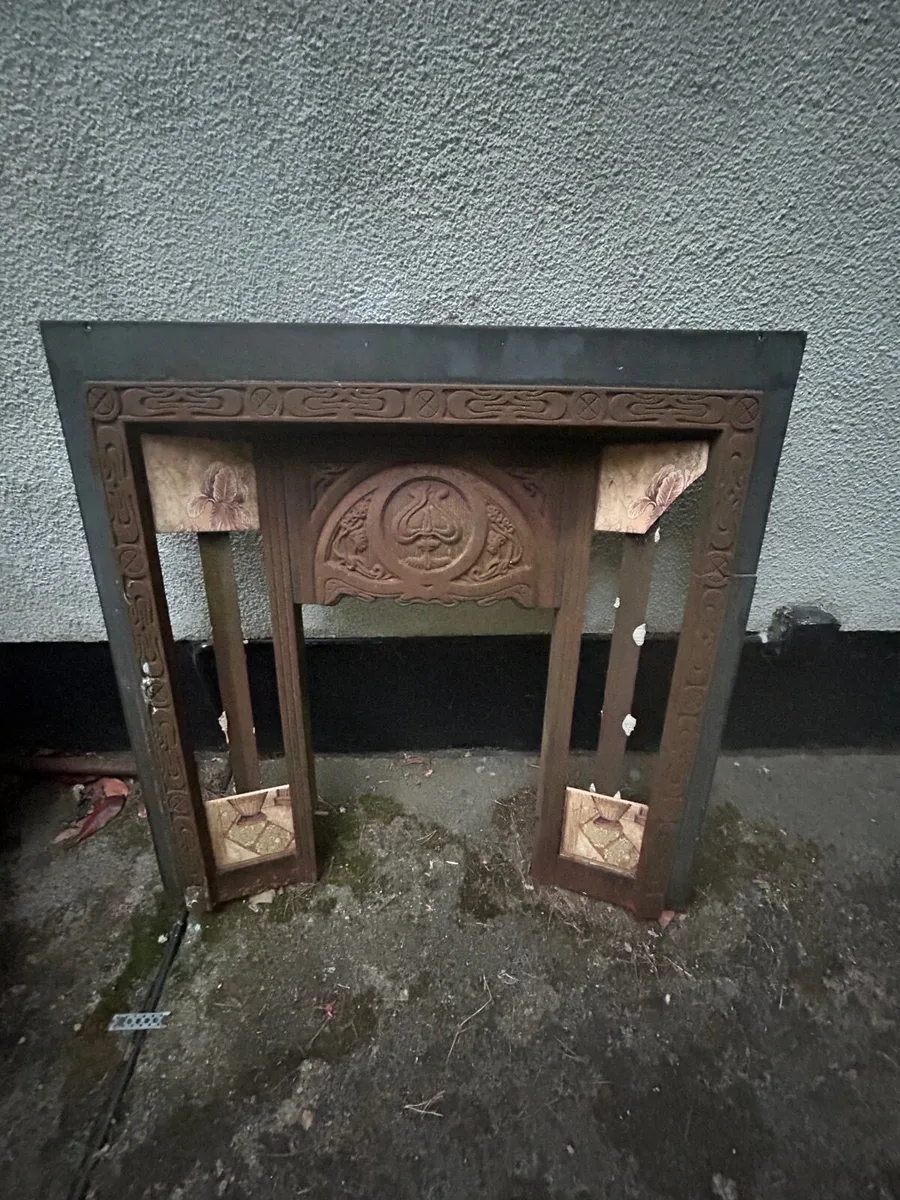 Cast iron fire surround - Image 2