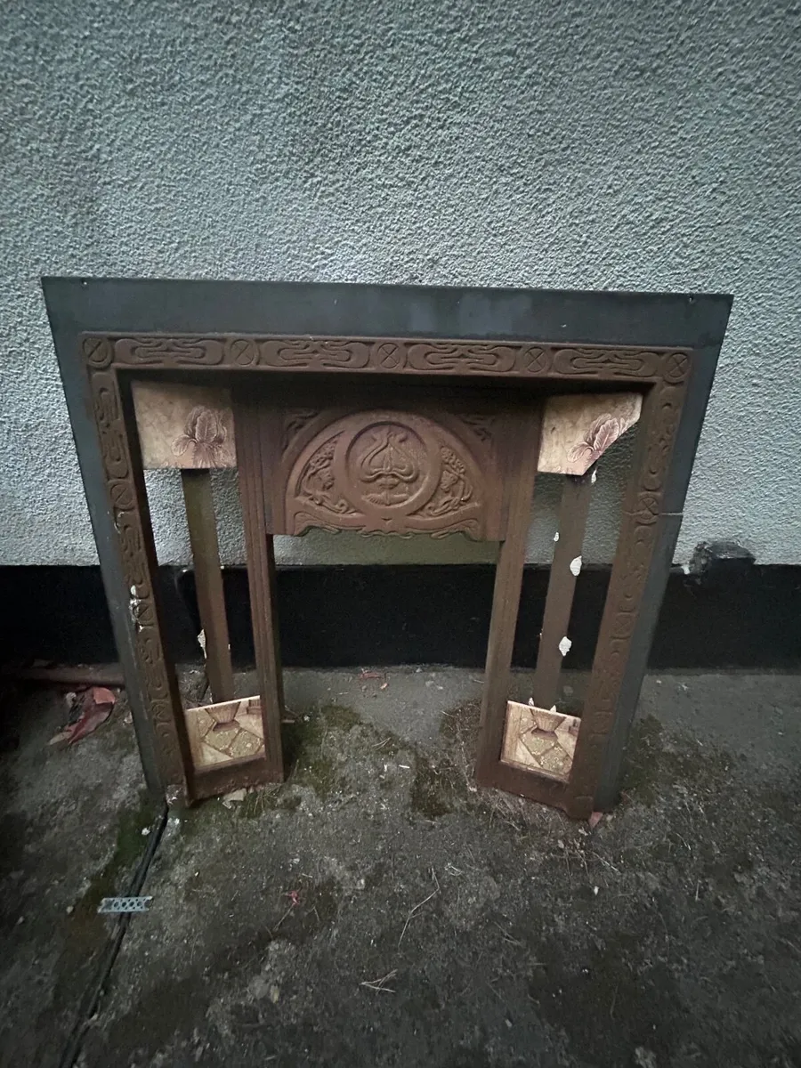 Cast iron fire surround - Image 3