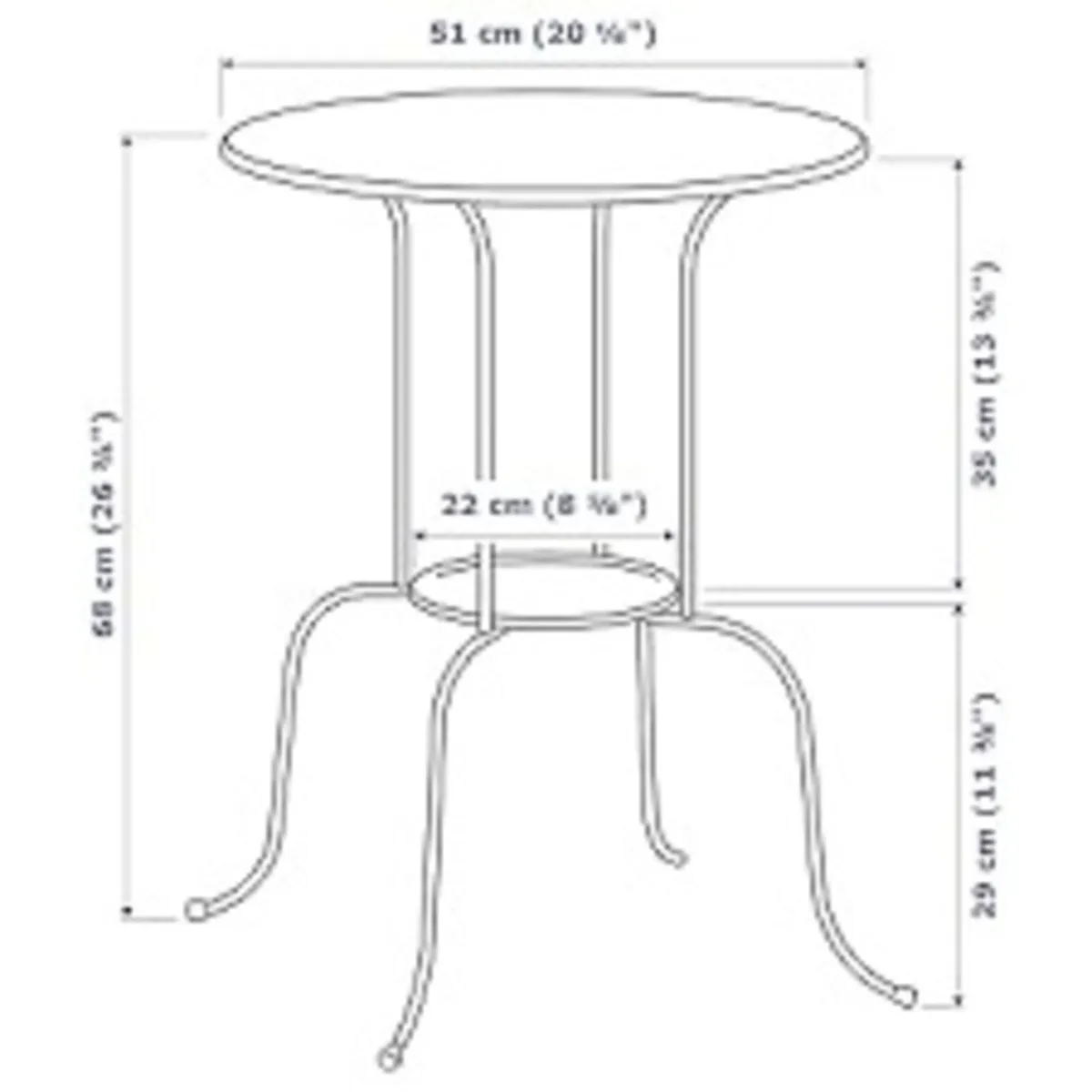 White side table New unused - Image 2