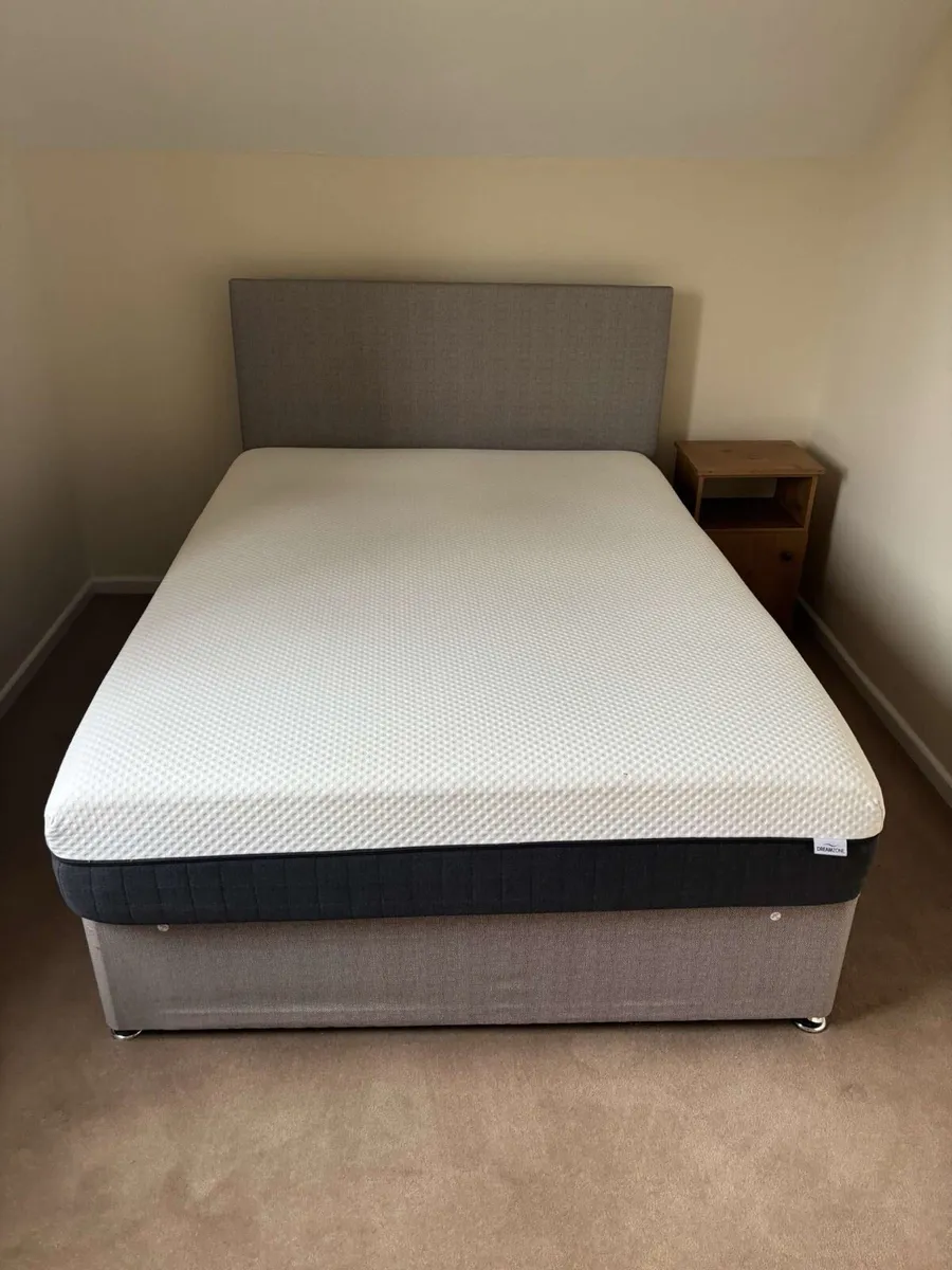 Bed Frame and Mattress - Image 1