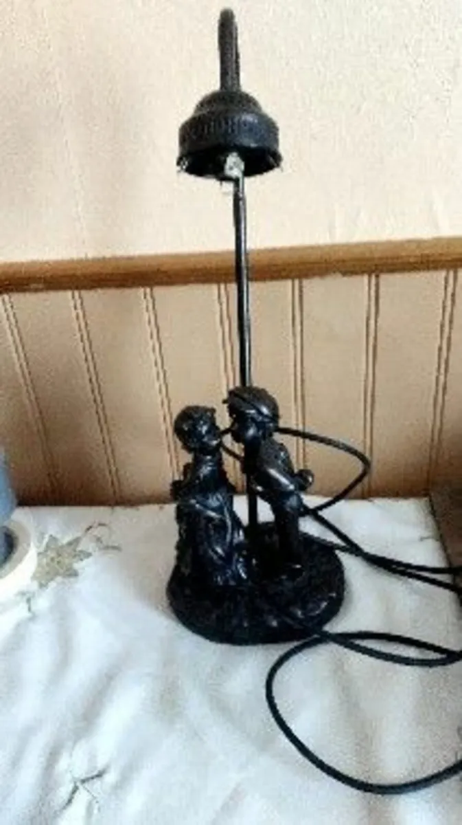1980's Figural bedside lamp