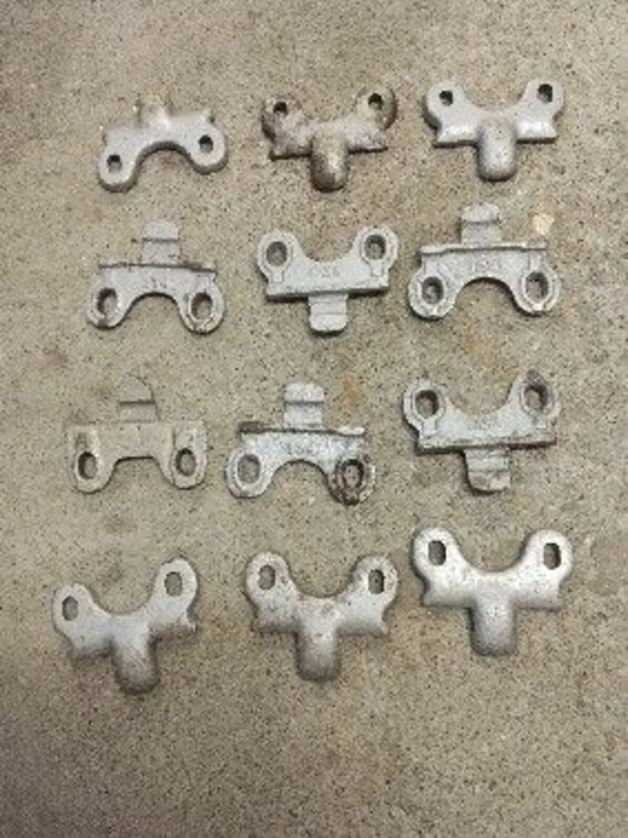 12. Vintage Sickle Mower hold down clips - Image 1