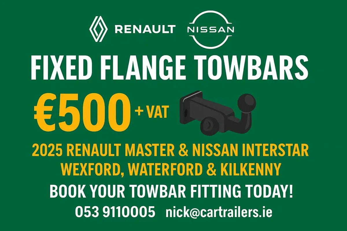 2025 Renault Master & Nissan Interstar Towbars - Image 1