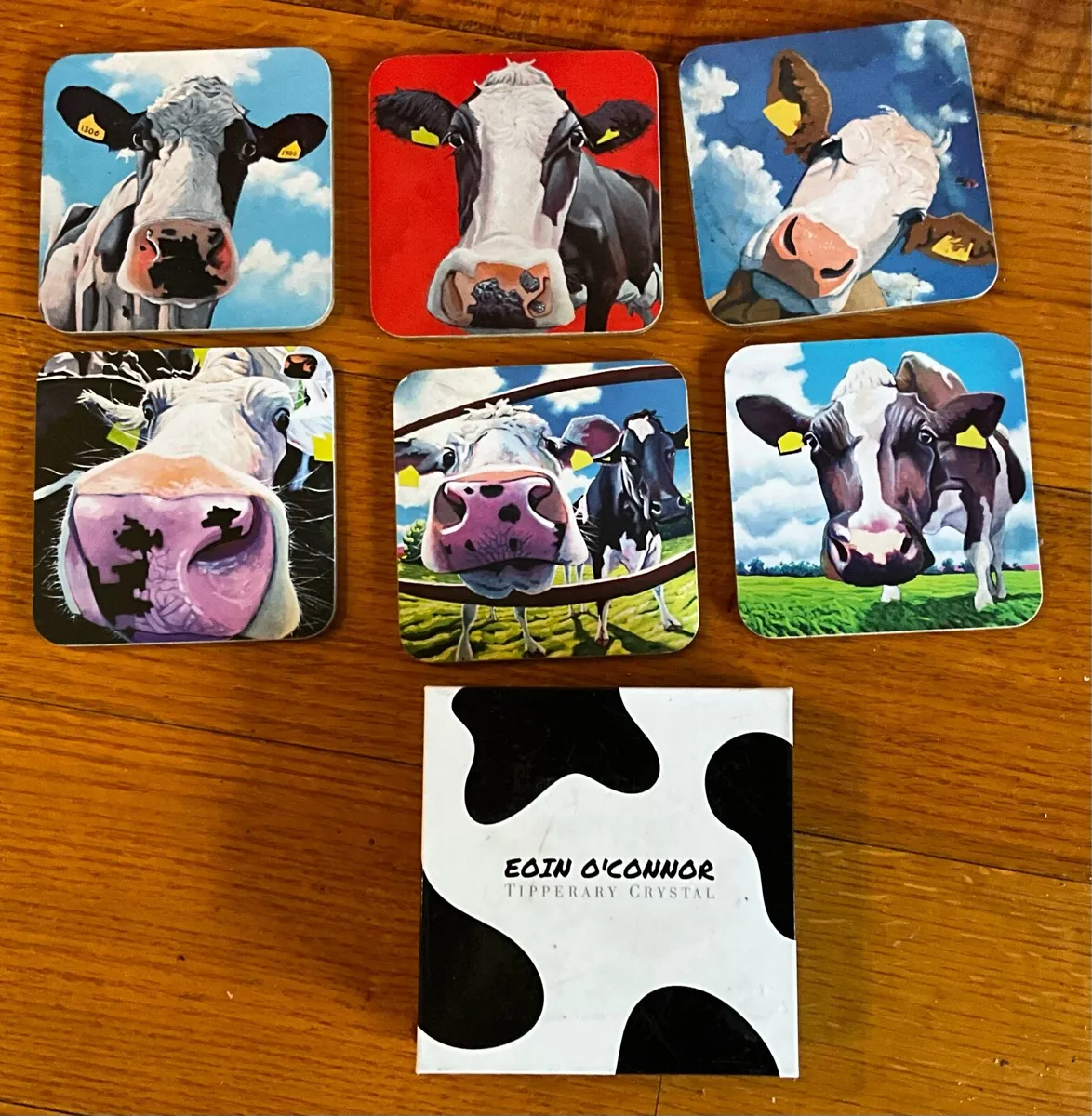 Cow Canvas Print & Set of Eoin O’Connor Place Mats - Image 4
