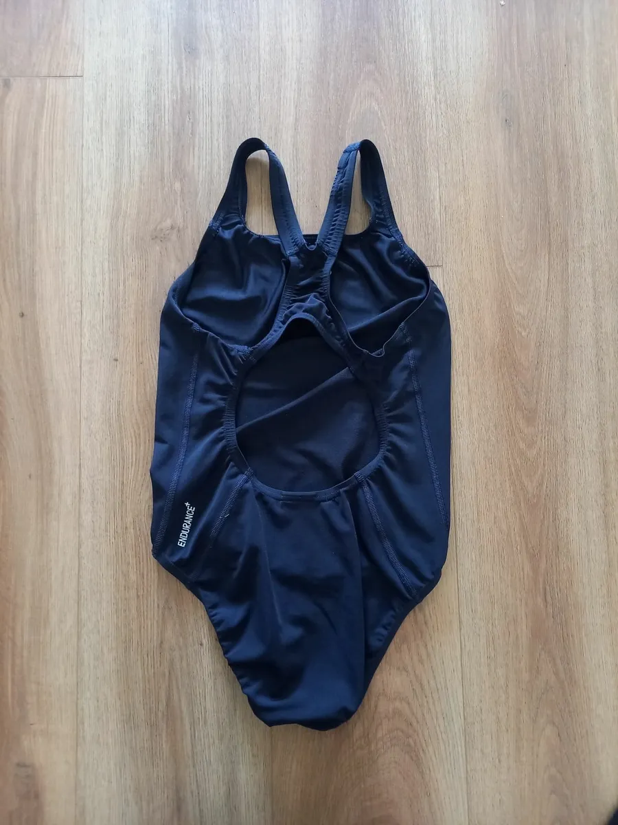 Girls Navy Speedo Swimming Togs Age 13 to 14 - Image 3