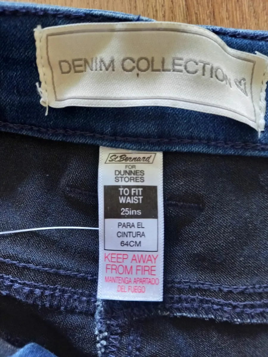 Girl's Blue Skinny Jeggings, from Dunnes - Image 2