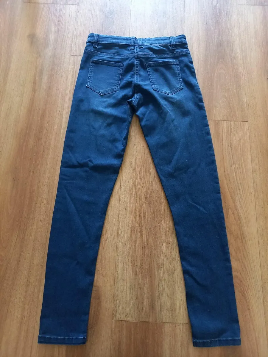 Girl's Blue Skinny Jeggings, from Dunnes - Image 4