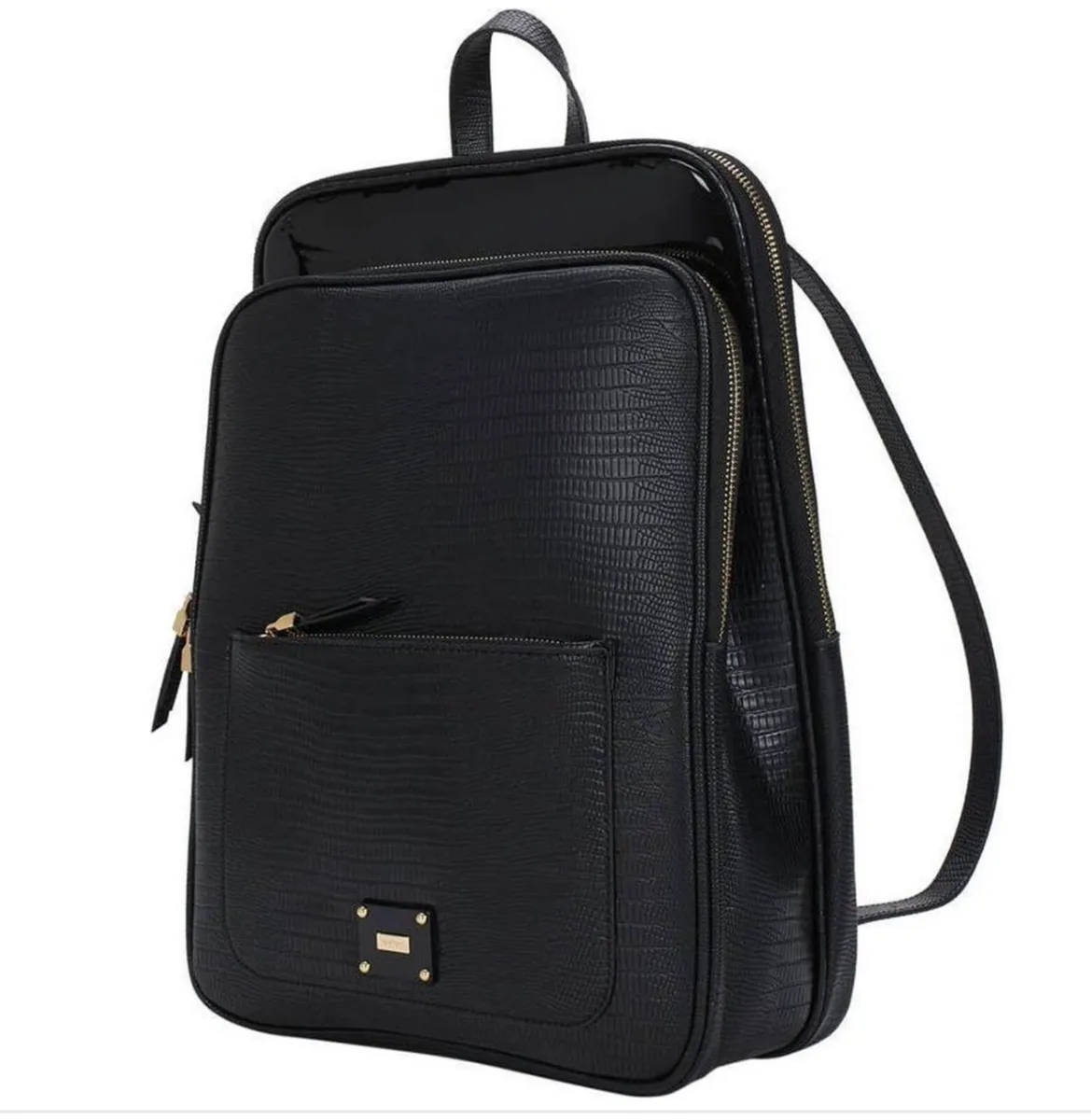 Black Parfois backpack with a laptop compartment. - Image 1
