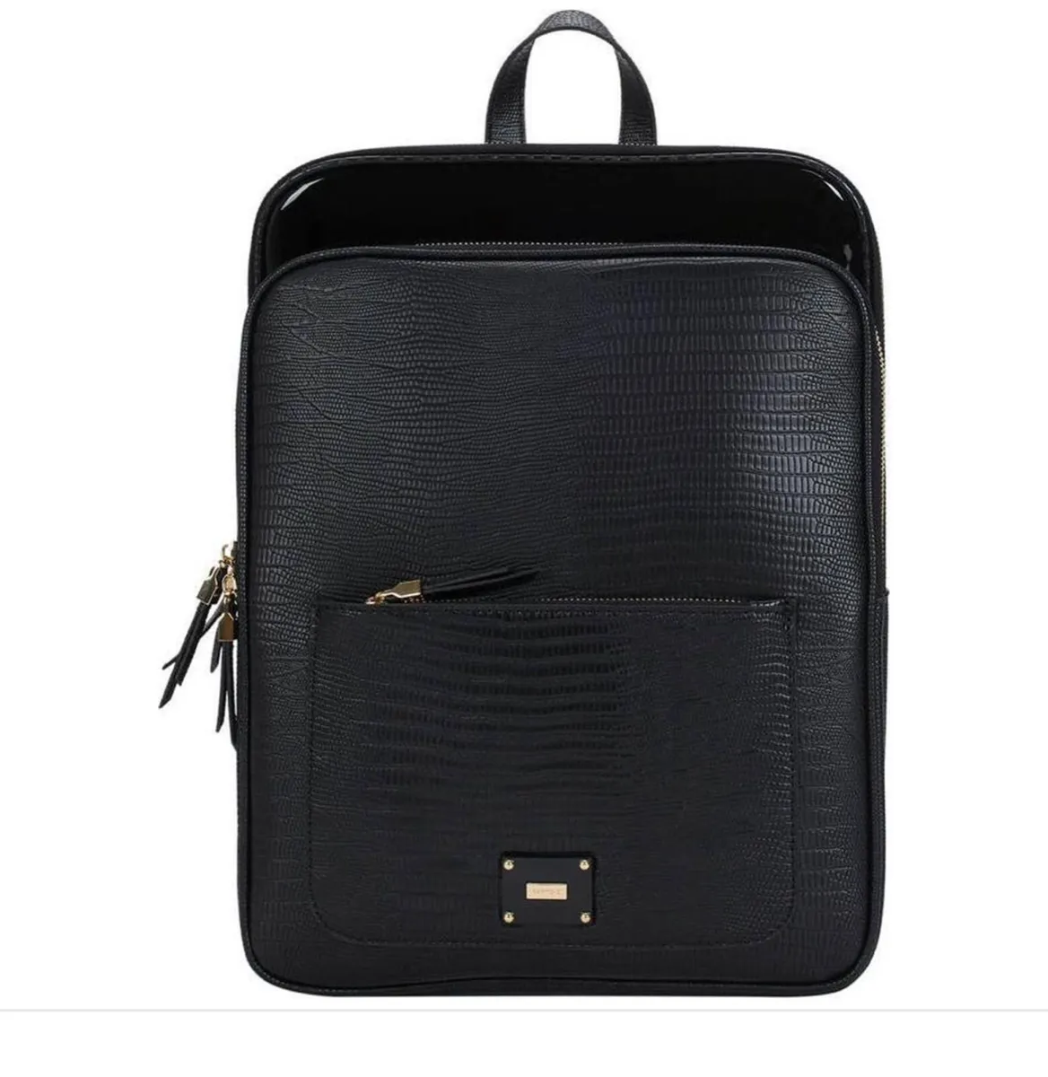 Black Parfois backpack with a laptop compartment. - Image 2