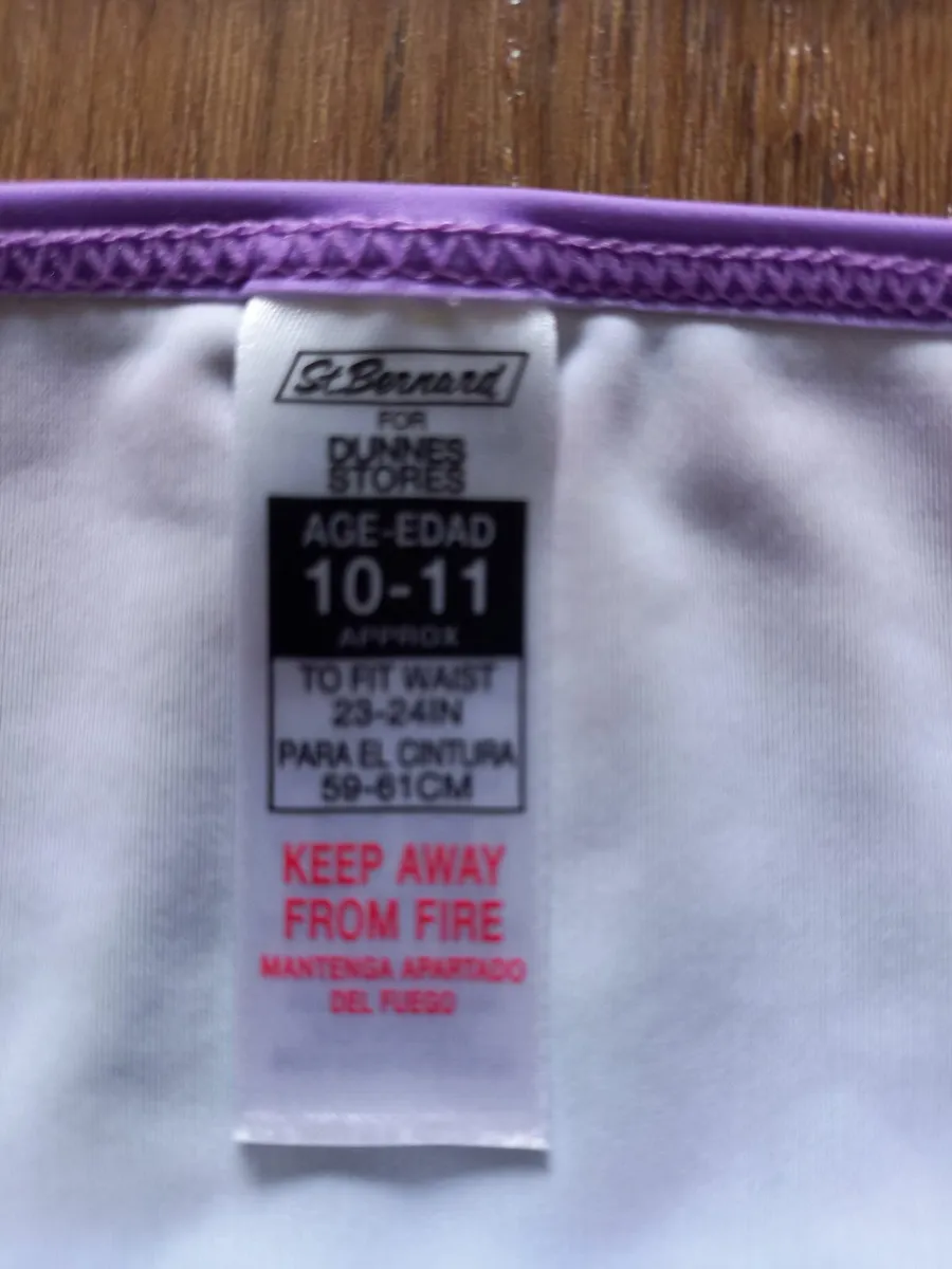 Girl's Rash Vest and Bikini Bottoms Age 10 - Image 4
