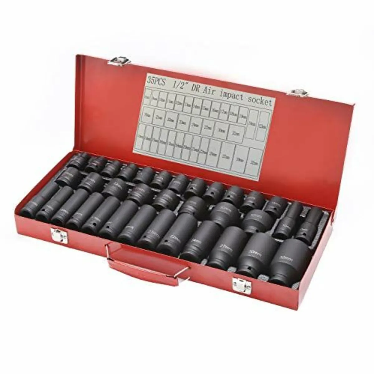 35 pcs 1/2 inch impact socket set - Image 2
