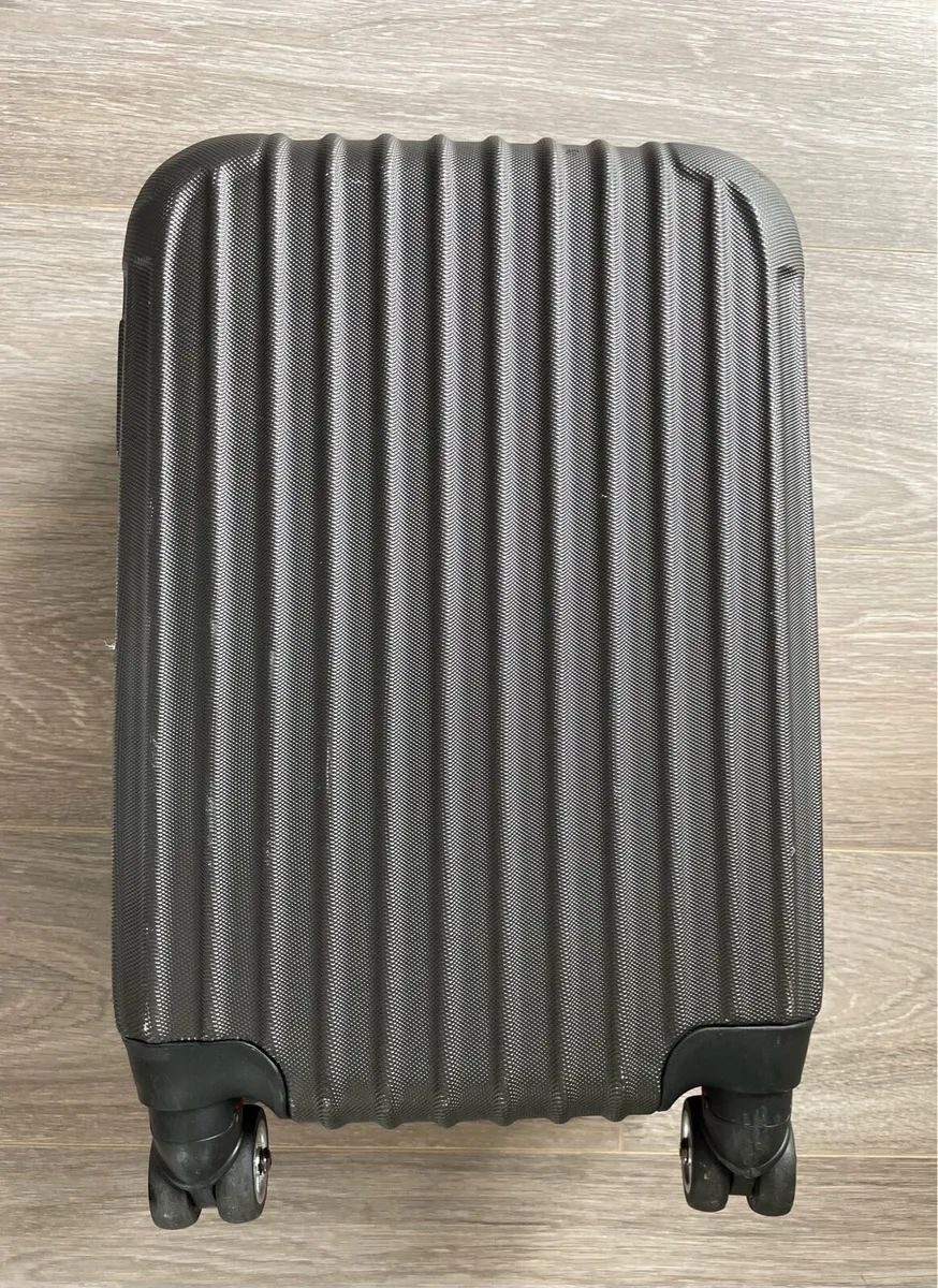 Cabin Suitcase Luggage - Hardshell - Black - Image 3