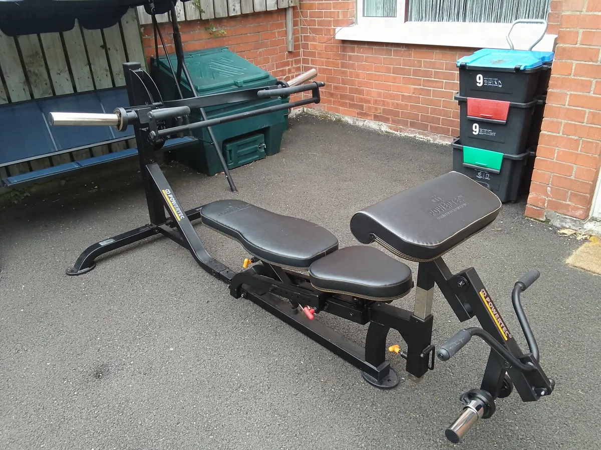 Powertec Workbench Multipress with Arm Curl - Image 1