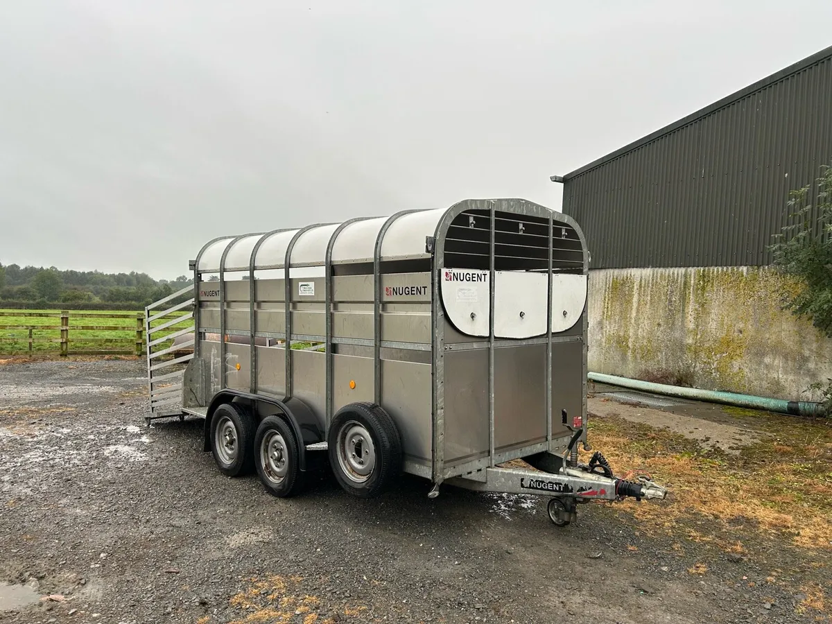 12 x 6 nugent cattle trailer - Image 1