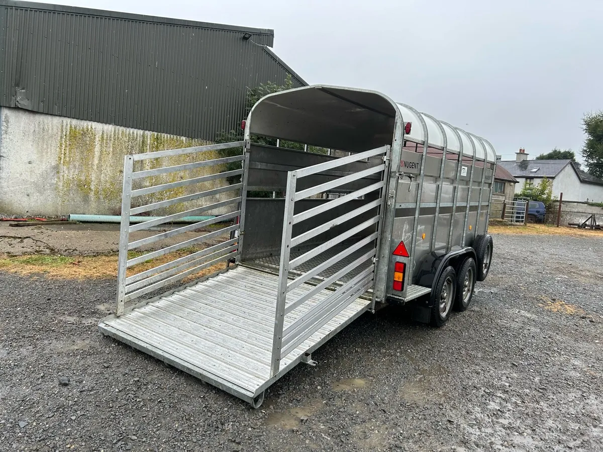 12 x 6 nugent cattle trailer - Image 2