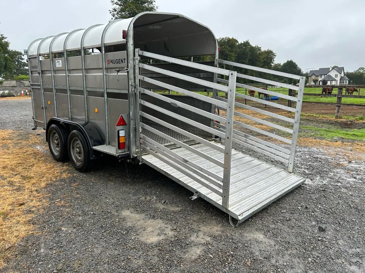 12 x 6 nugent cattle trailer - Image 4