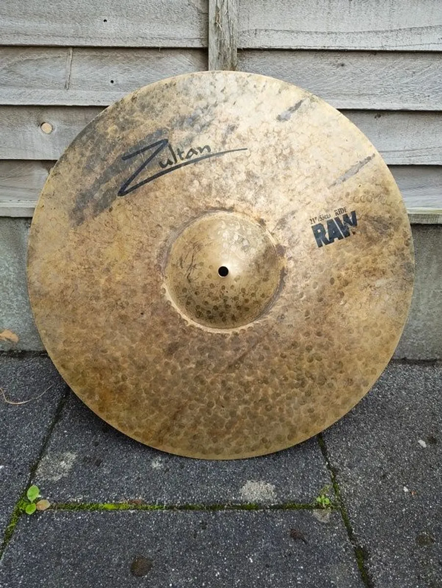 Zultan 21" Raw Ride Cymbal - Image 1